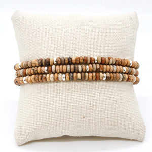 Picture Jasper + Silver Bracelet Bundle