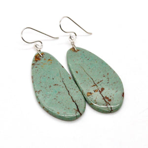 Turquoise Stone Navajo American Indian Earrings