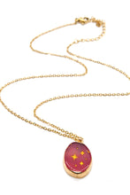 Load image into Gallery viewer, Stone and Stars Short Necklace -Mini Collection- N3-146S
