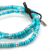 Load image into Gallery viewer, Turquoise + Silver Bracelet Bundle
