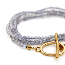 Load image into Gallery viewer, Luxury Faceted Long Labradorite Necklace or Bracelet - N9-306
