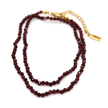Load image into Gallery viewer, Short Garnet Stone Necklace - N9-200GR
