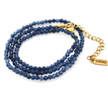 Load image into Gallery viewer, Short Sapphire Stone Necklace - N9-200SP
