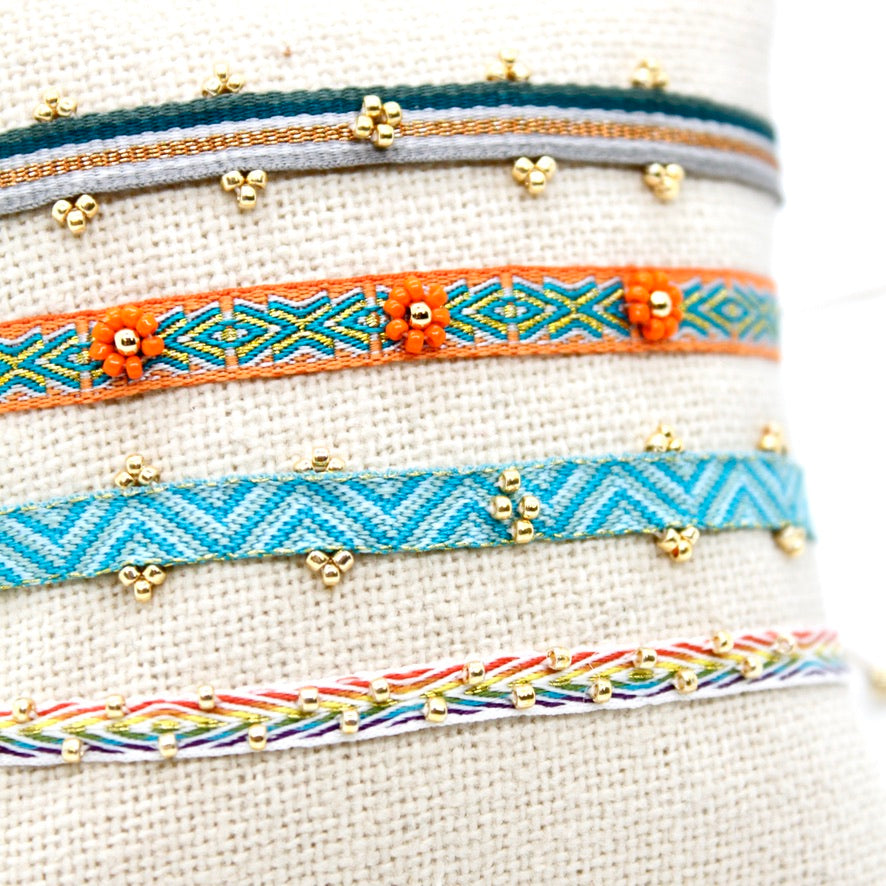 Bundle of Four Mini Bead Bracelets - B8-032