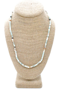 Amazonite Stretch Short Necklace or Bracelet - NS-AZ