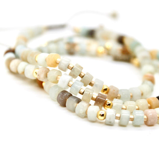 Amazonite Single String Bracelet - B7-018A
