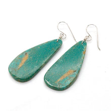 Load image into Gallery viewer, Turquoise Stone Navajo American Indian Earrings
