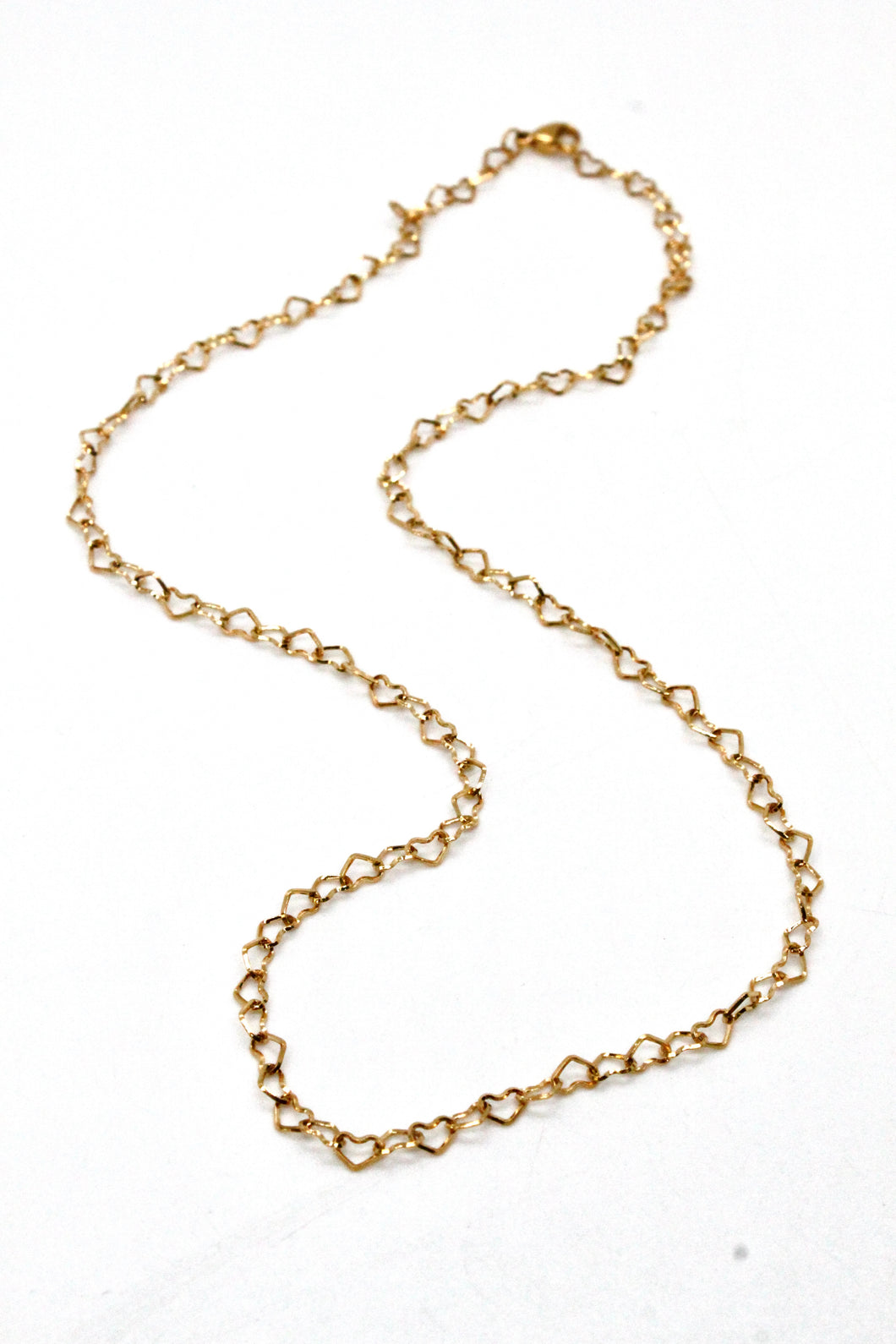 Delicate Heart Chain Necklace N2-2437 -French Flair Collection-