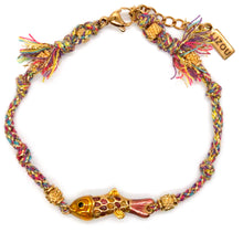 Load image into Gallery viewer, Colorful Enamel Fish Rainbow Bracelet - B4-016
