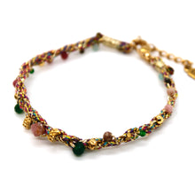 Load image into Gallery viewer, Braids and Beads Pastel Bracelet - B4-030
