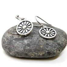 Load image into Gallery viewer, Dark Daisy Small Earrings
