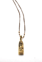 Load image into Gallery viewer, Gold Beaded Buddha Short Necklace -The Buddha Collection-
