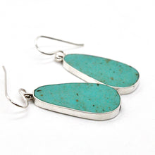 Load image into Gallery viewer, American Indian Sterling and Turquoise Navajo Earrings
