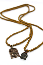Load image into Gallery viewer, Crystal Stretch Necklace with Small Buddha -Buddha Collection-
