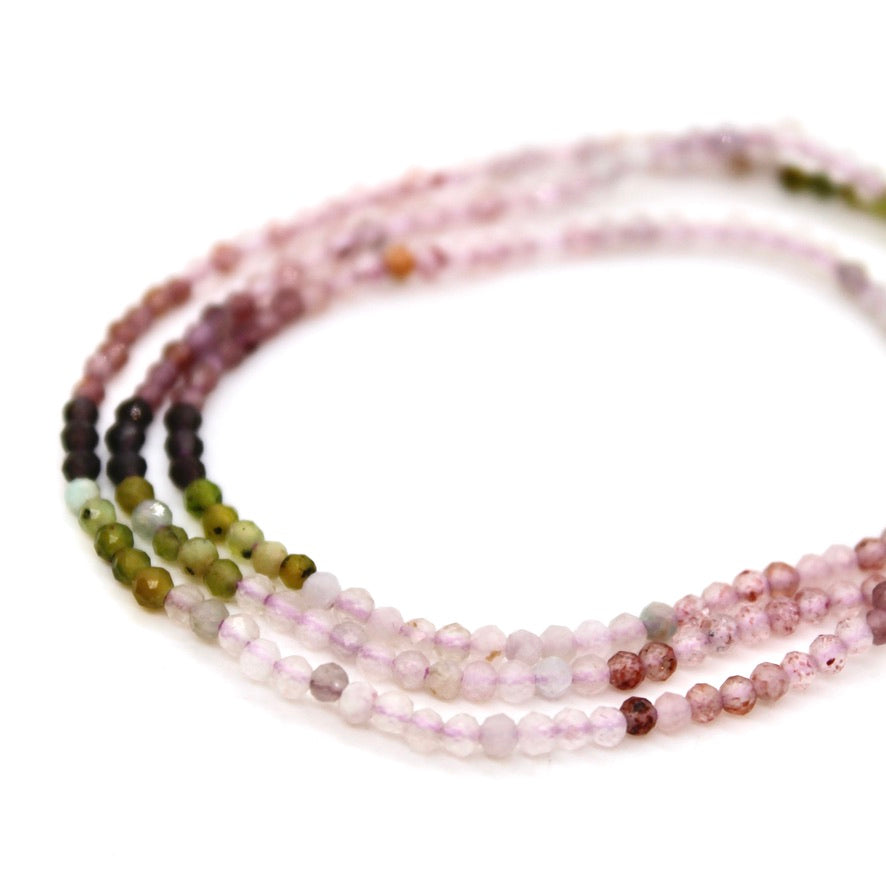 Short Gradient Stone Necklace - N9-200G3