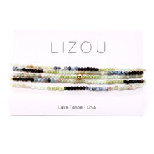 Load image into Gallery viewer, Delicate Faceted Mini Semi Precious Stone Mix Beaded Necklace - N9-013
