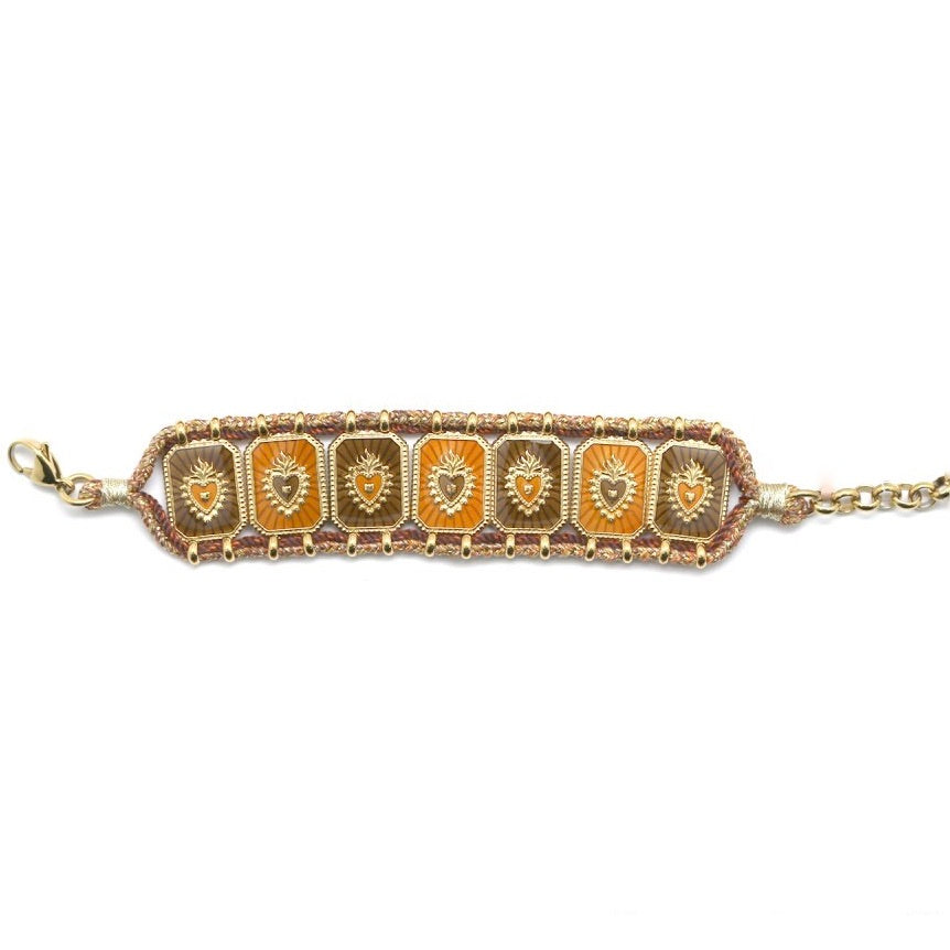 Seven Sacred Heart Bracelet - B4-017B