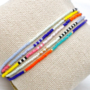 Bright and Colorful Seed Bead Bracelet