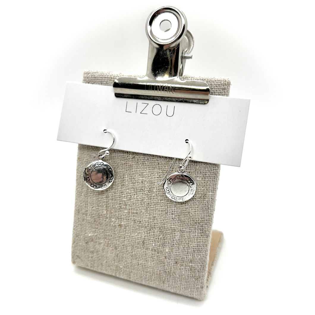 Disc Lockets Small Earrings - E9-064