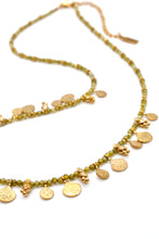 Load image into Gallery viewer, Short Mini Delicate Charm Green Zircon Necklace - N2-2610Z
