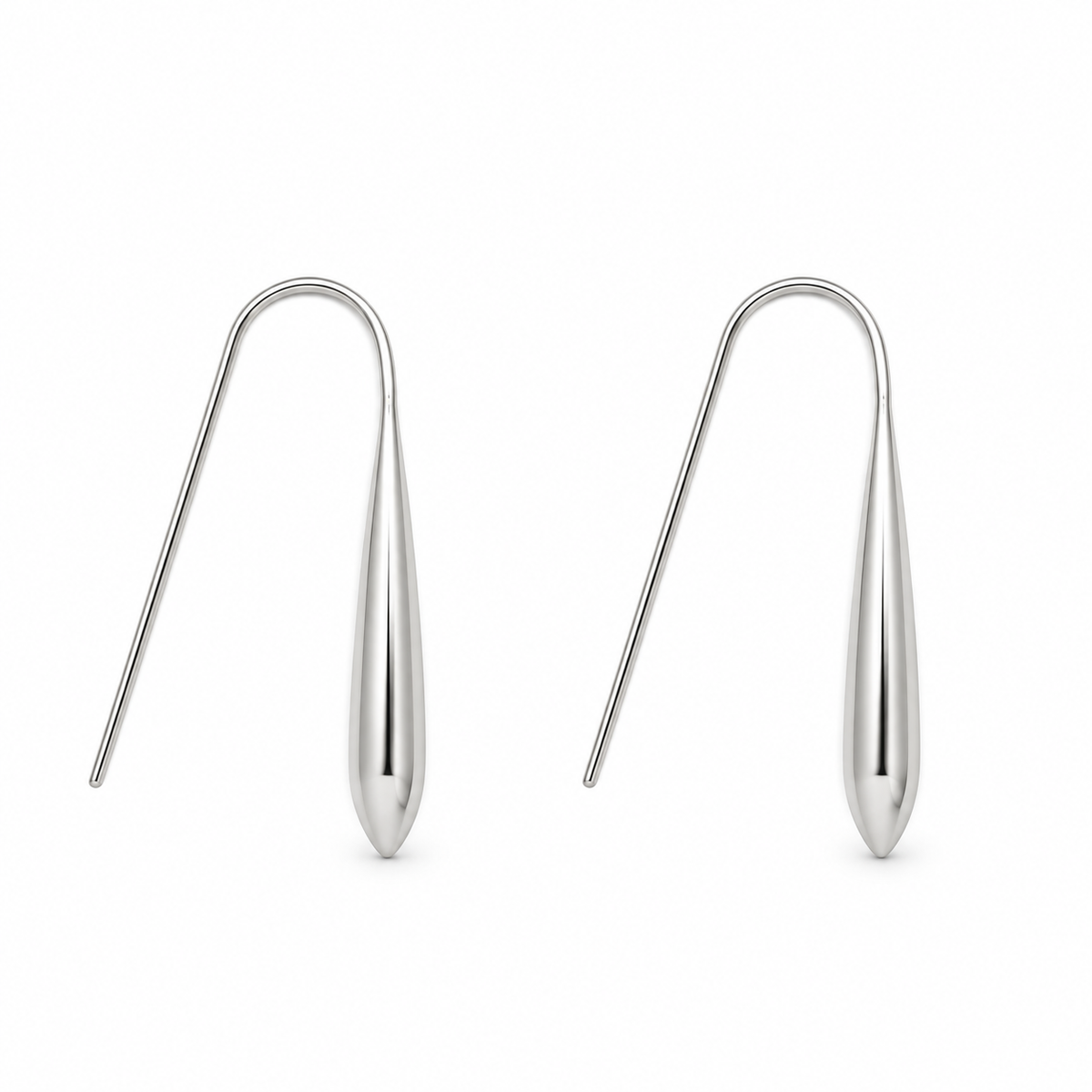 Mini Silver Drop Earrings - E4-259