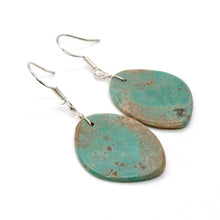 Load image into Gallery viewer, Small Turquoise Navajo American Indian Earrings
