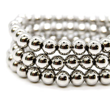 Load image into Gallery viewer, Plain and Classy Silver Stretch Bracelet - B4-031SS
