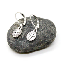 Load image into Gallery viewer, Mini Cross Small Earrings
