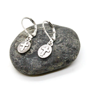 Mini Cross Small Earrings