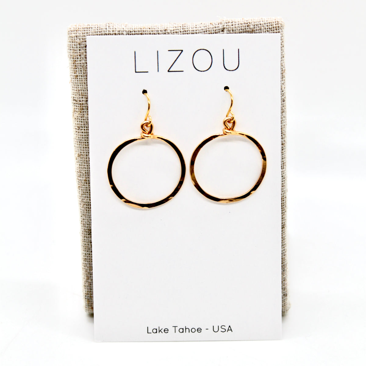 Delicate Small Gold Hoop Earrings - E1-002