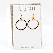 Load image into Gallery viewer, Delicate Small Gold Hoop Earrings - E1-002

