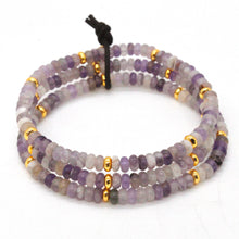 Load image into Gallery viewer, Amethyst + Gold Bracelet Bundle
