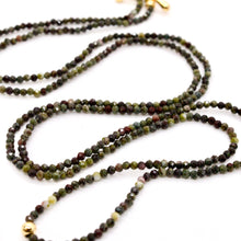 Load image into Gallery viewer, Delicate Faceted Mini Semi Precious Stone Beaded Necklace - N9-115
