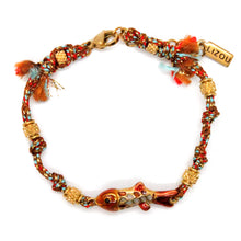Load image into Gallery viewer, Colorful Enamel Fish Rainbow Bracelet - B4-016
