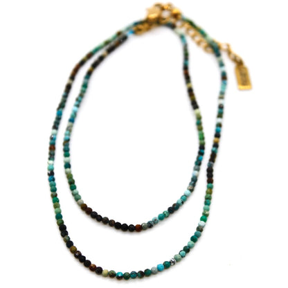 Short Gradient Stone Necklace - N9-200G8