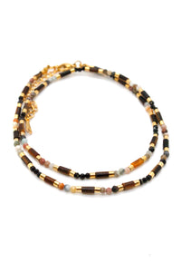 Tiger's Eye Mix Necklace -French Flair Collection-