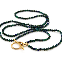 Load image into Gallery viewer, Luxury Faceted Long Azurite Necklace or Bracelet - N9-304
