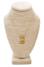 Load image into Gallery viewer, 24K Gold Plate Burning Heart Charm Necklace
