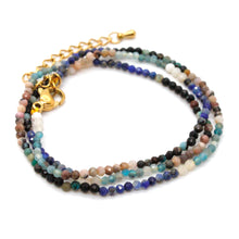 Load image into Gallery viewer, Delicate and Dainty Faceted Stone Short Necklace -B-
