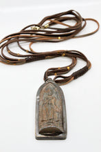 Load image into Gallery viewer, Large Buddha Charm on Leather -Buddha Collection-
