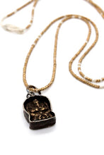 Load image into Gallery viewer, Buddha Necklace 1 African Beads -One of a Kind-
