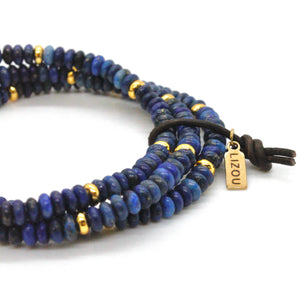 Lapis Lazuli + Gold Bracelet Bundle