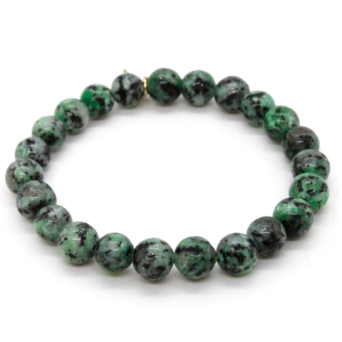 African Pine 8mm Stretch Bracelet -Stone Collection-