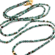 Load image into Gallery viewer, Delicate Faceted Mini Semi Precious Stone Beaded Necklace - N9-107
