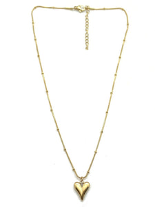 Simple Short Heart Necklace - N2-2568