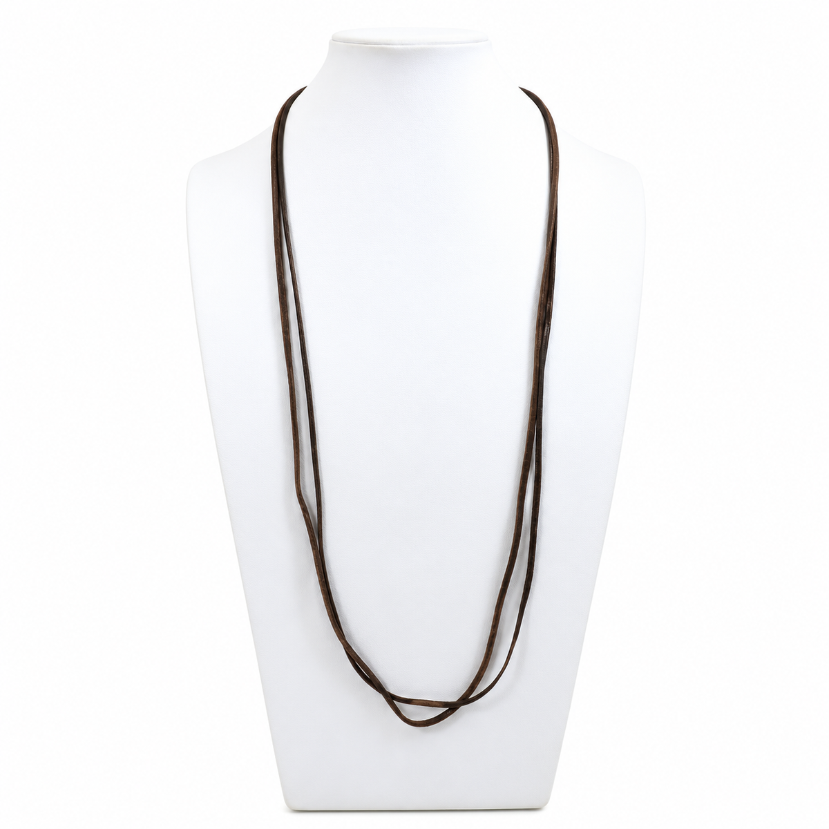 Simple Leather Band Necklace -The Classics Collection- N2-938