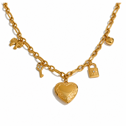 Sample Sale Item - Heart Locket Necklace - SS05