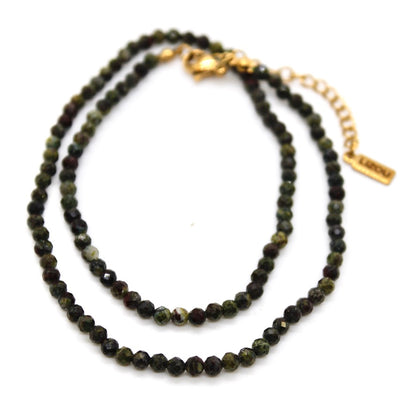 Short Dragon's Blood Jasper Stone Necklace - N9-200DB
