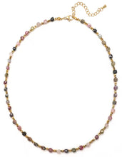 Load image into Gallery viewer, Simple Semi Precious Stone and 24K Gold Plate Necklace- N2-2389
