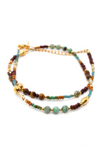 Load image into Gallery viewer, African Turquoise Earth Tone Mix Necklace -French Flair Collection-
